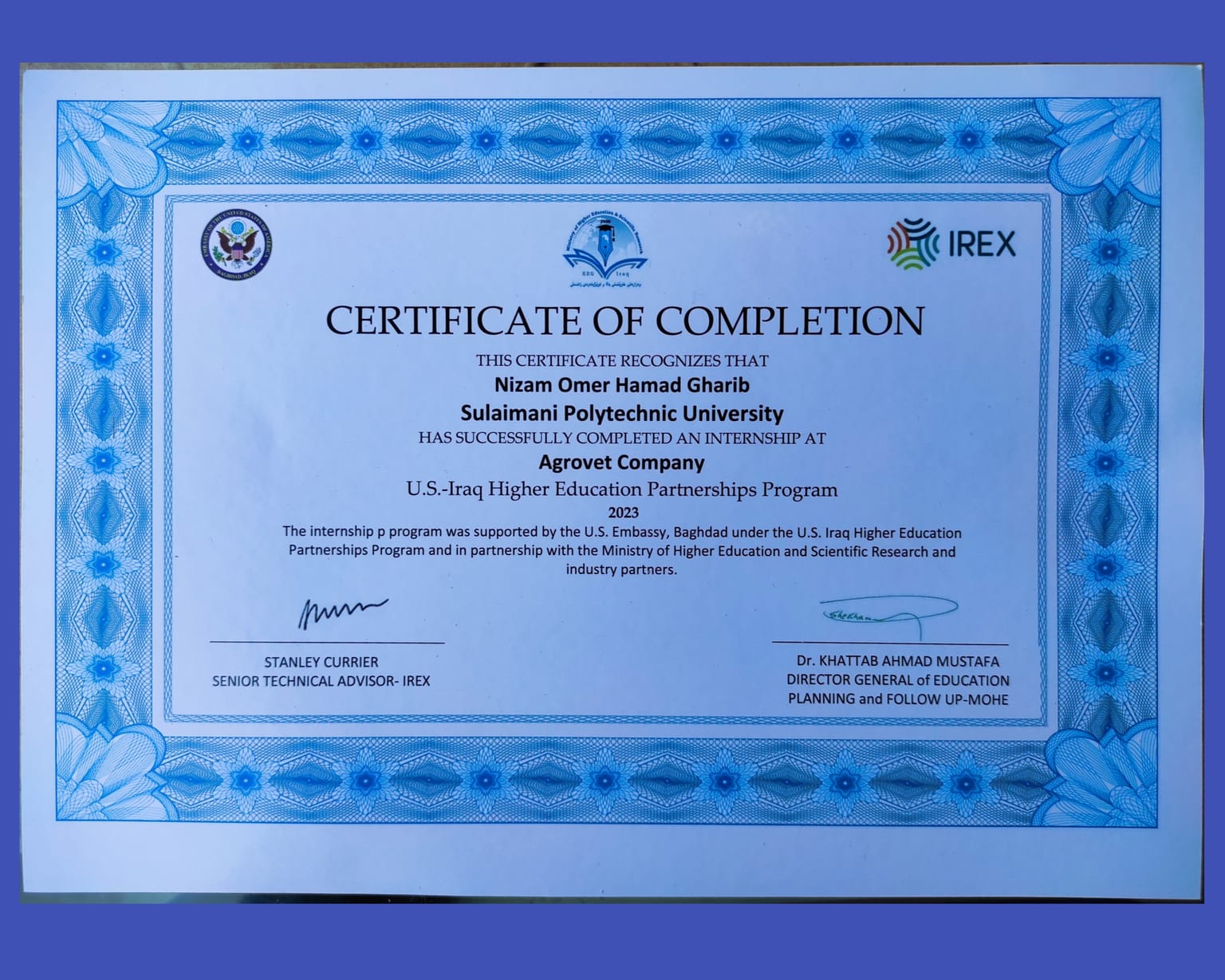 Agrovet Internship Agrovet Internship certification